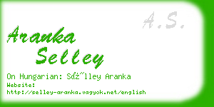 aranka selley business card